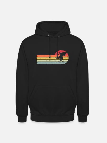 Dragon - Sweat-shirt à capuche unisexe - noir