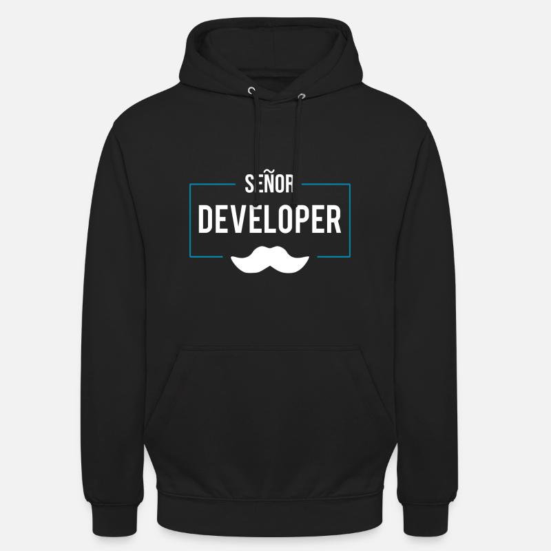 Chemise Senor Développeur Programmeur - Sweat-shirt à capuche unisexe - noir
