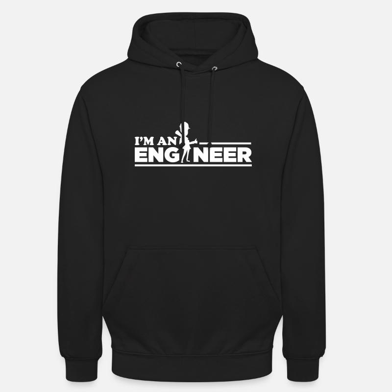 Ich bin ein Ingenieur! - Unisex Hoodie - Schwarz