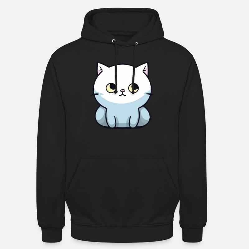 petit chat gras - Sweat-shirt à capuche unisexe - undefined