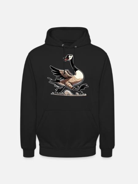 Funny Canadian Goose Meme - Unisex Hoodie - black