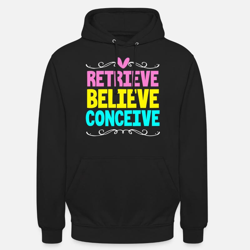 Transfert d’embryons de jour fœtus - Sweat-shirt à capuche unisexe - noir