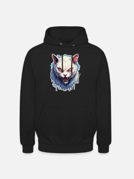 Cat Horror Halloween - Unisex Hoodie - black