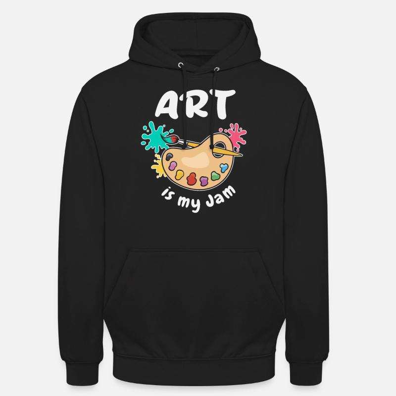 L’art, c’est mon truc - Sweat-shirt à capuche unisexe - noir