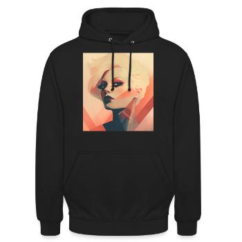 The Look - Unisex Hoodie - black - Front - Alina (178cm) & Michal (187cm)