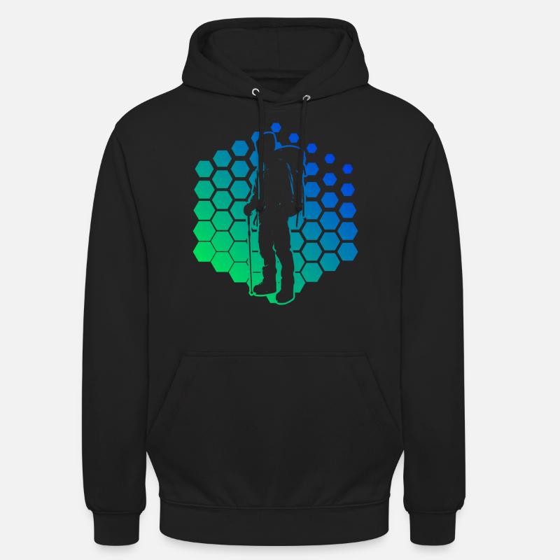 Climber Bouldering Boulder Climber Climbing - Unisex Hoodie - black