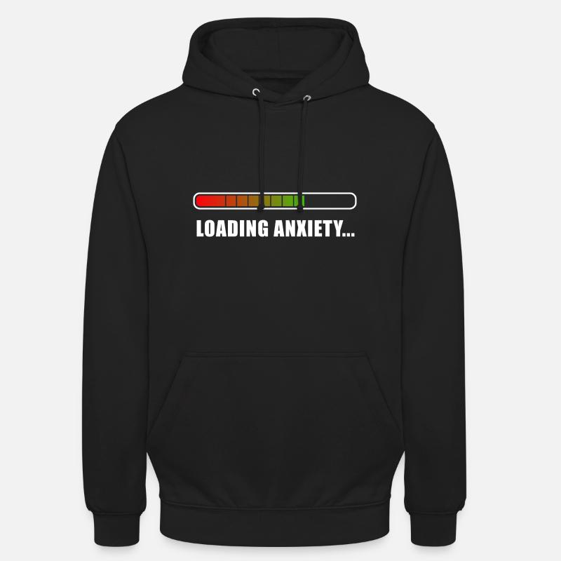 Loading L’anxiété... - Sweat-shirt à capuche unisexe - noir