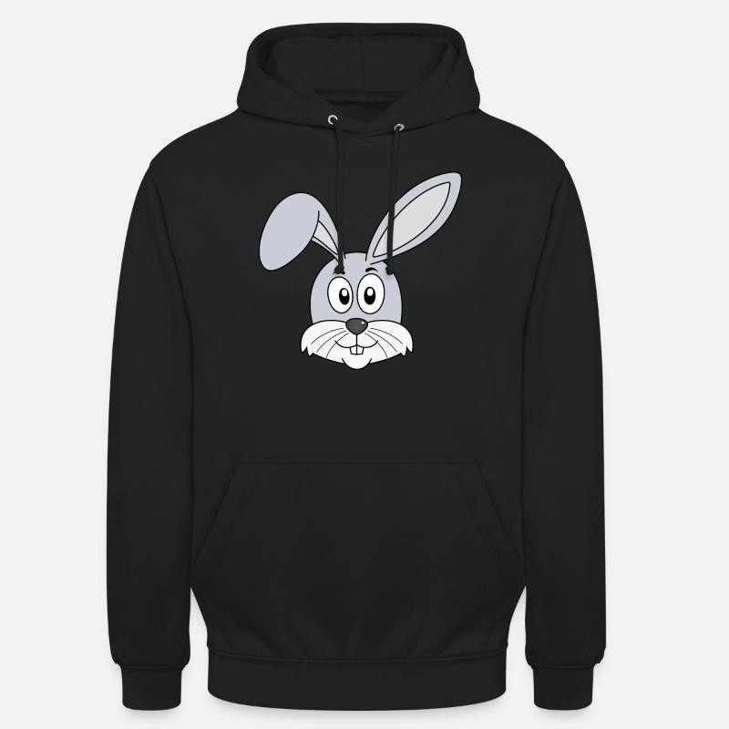 Rabbit Easter Rabbit Teeth Rabbits Easter Unisex Hoodie