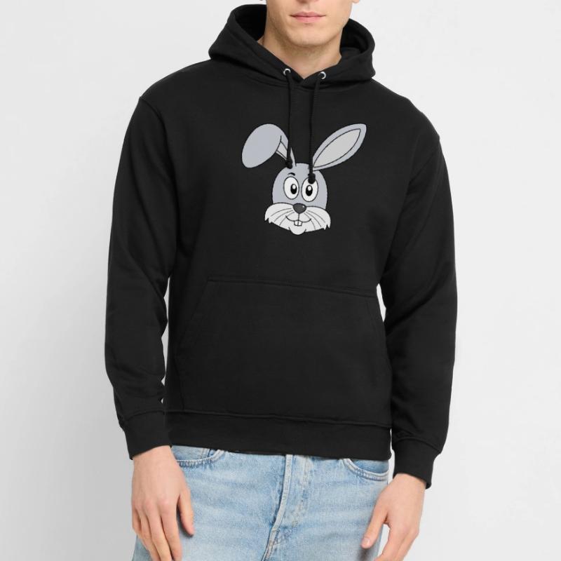 Rabbit Easter Rabbit Teeth Rabbits Easter Unisex Hoodie