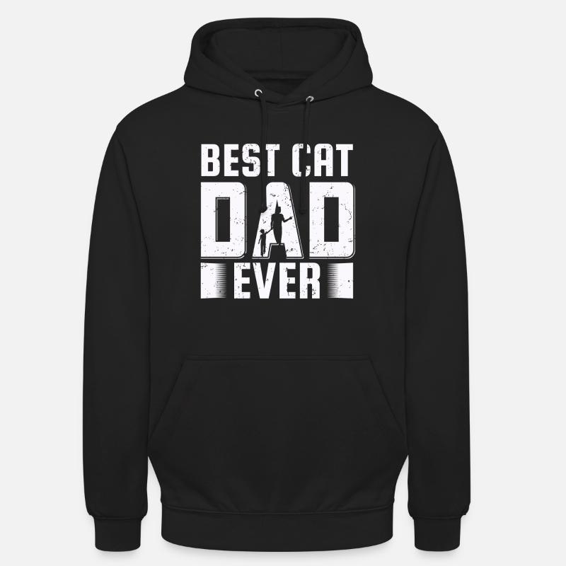 Le père de Cat - Sweat-shirt à capuche unisexe - noir