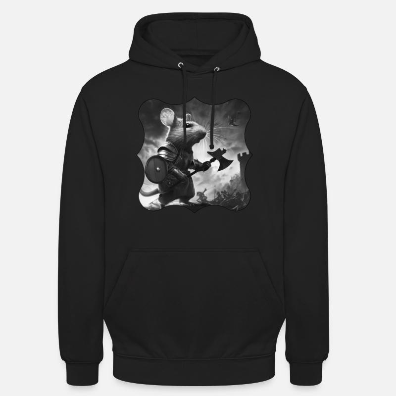 Souris Hereo - Sweat-shirt à capuche unisexe - noir