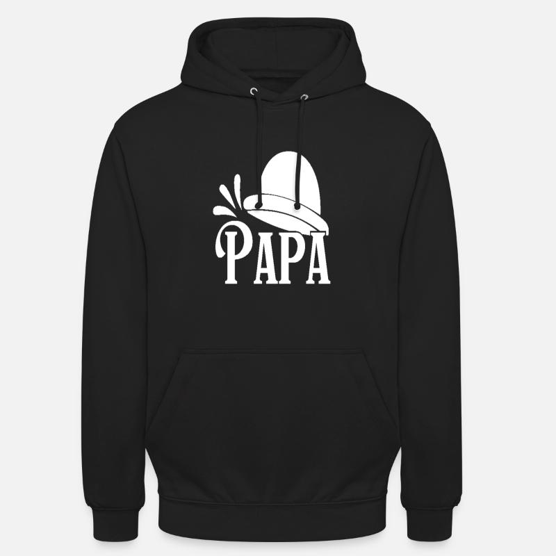 PAPI - Sweat-shirt à capuche unisexe - noir