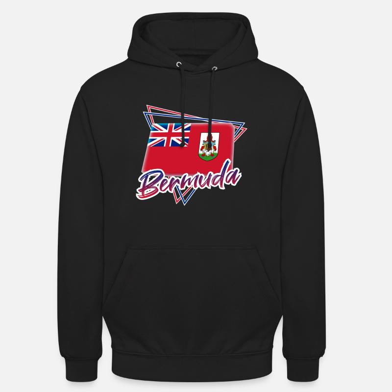 Bermuda - Sweat-shirt à capuche unisexe - noir