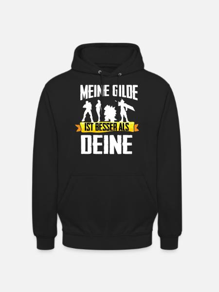 WOW Shirt-Meine Gilde - Unisex Hoodie - Schwarz