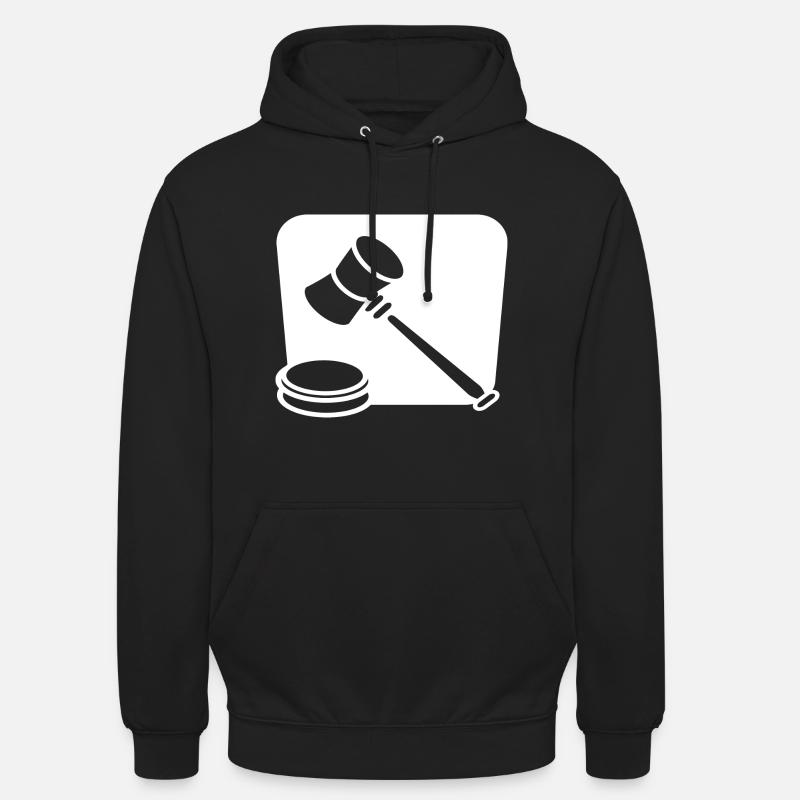 RICHTER GERICHTSSAAL URTEIL - Unisex Hoodie - Schwarz
