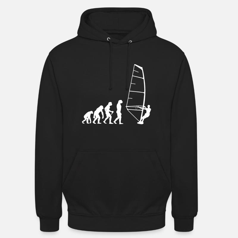Windsurfer Surf Windsurf Gift Windsurfing - Unisex Hoodie - black