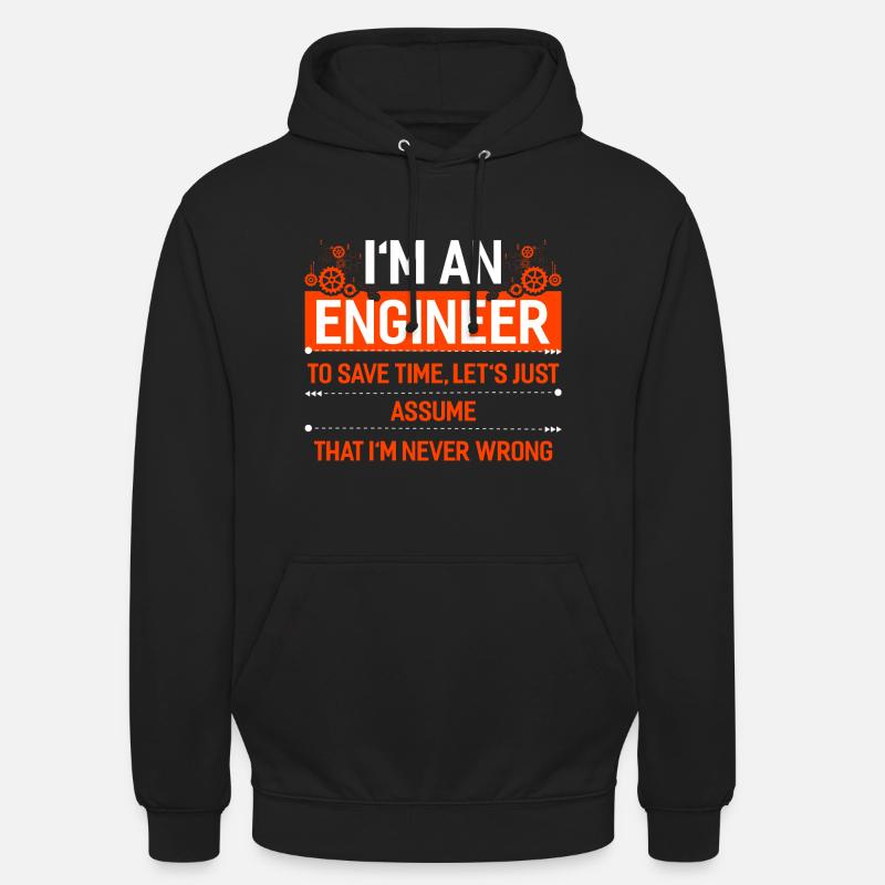 Engineer mechanical engineering electrical engineering gift - Unisex Hoodie - black