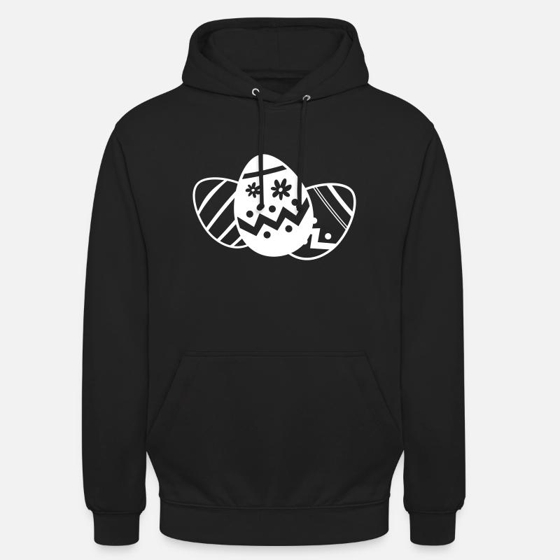 Easter Egg Eggs Easter Eggs - Unisex Hoodie - black