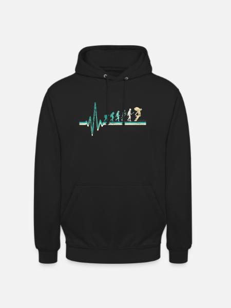 Nageurs nageurs Evolution - Sweat-shirt à capuche unisexe - noir