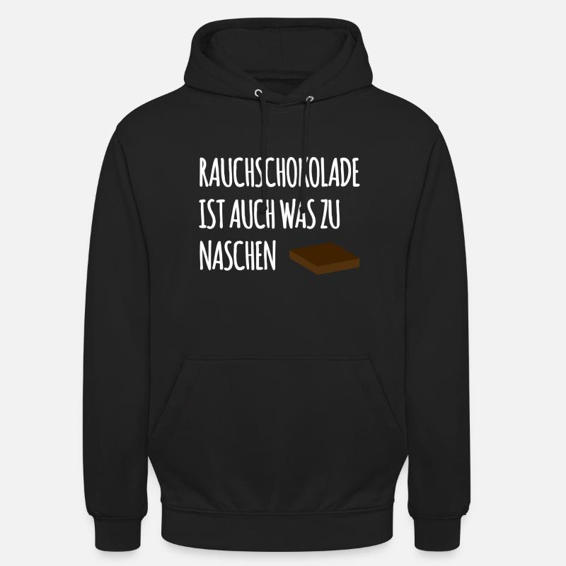 Rauchschokolade - Unisex Hoodie - Schwarz