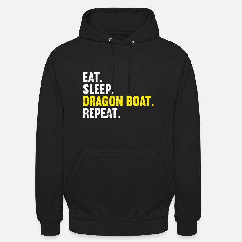 Drachenboot - Unisex Hoodie - Schwarz