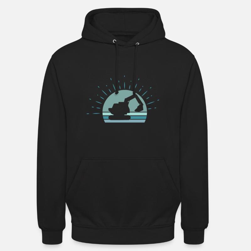 Bagger Kinder - Unisex Hoodie - Schwarz