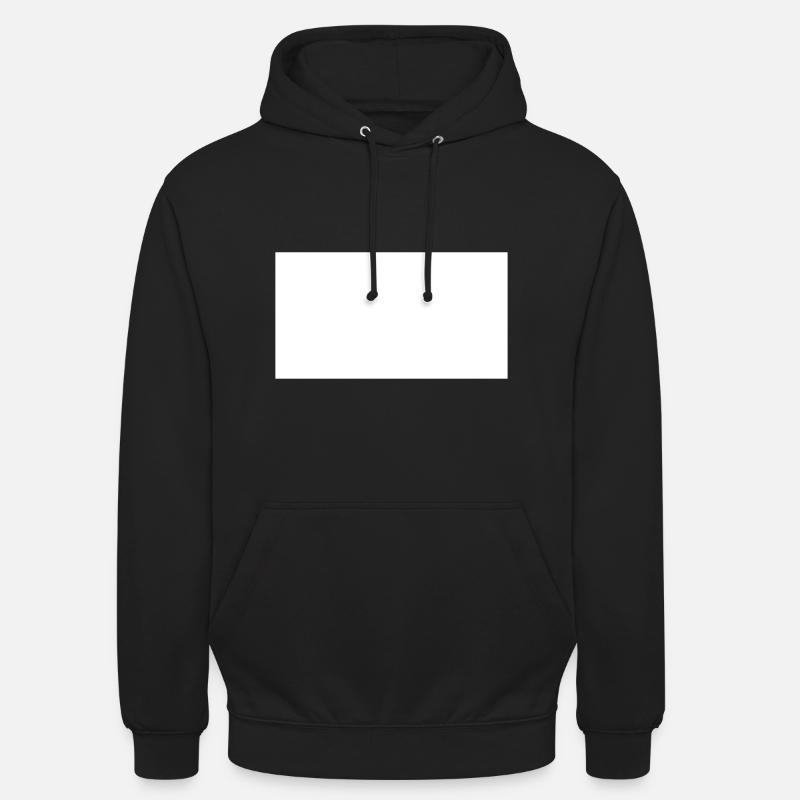 Rectangle - Sweat-shirt à capuche unisexe - noir