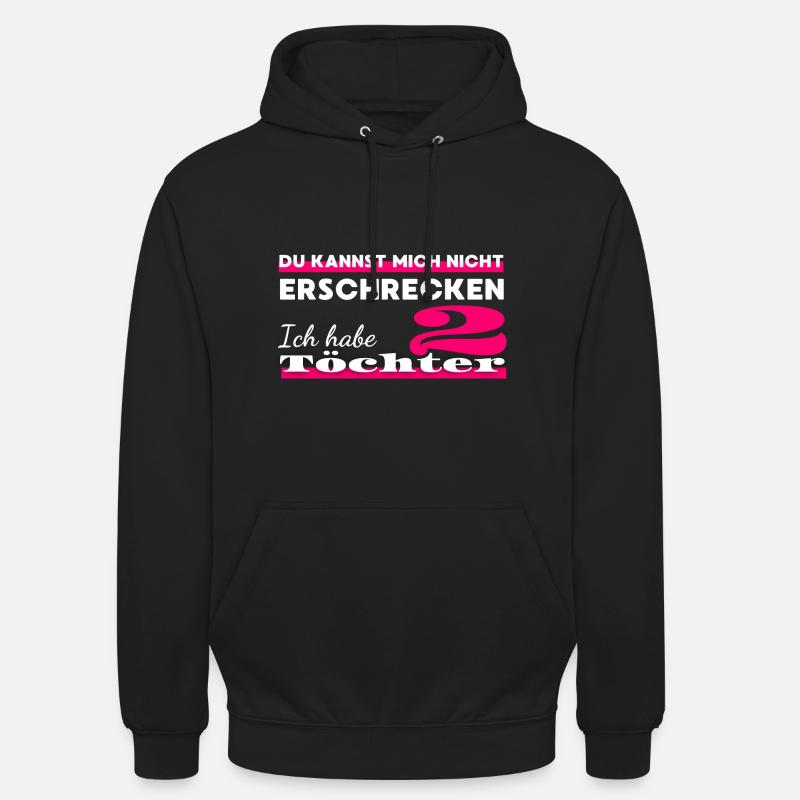 Maman et ses filles - Sweat-shirt à capuche unisexe - noir