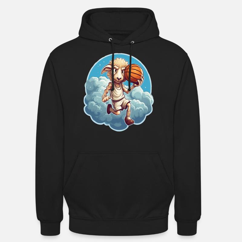 Basketteur Schaf - Sweat-shirt à capuche unisexe - noir