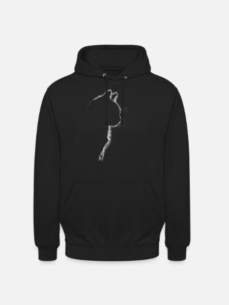 Katzenliebe - Unisex Hoodie - Schwarz
