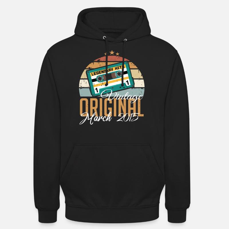 Mars 2015 - Cadeau d’anniversaire - Sweat-shirt à capuche unisexe - noir