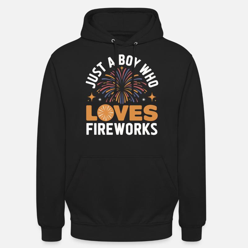 Pyrotechnie Feux d’artifice Pyrotechnie - Sweat-shirt à capuche unisexe - noir