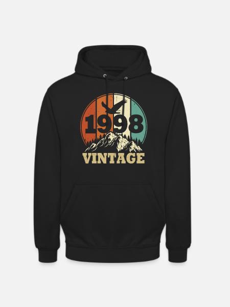 Jahrgang 1998 - Unisex Hoodie - Schwarz