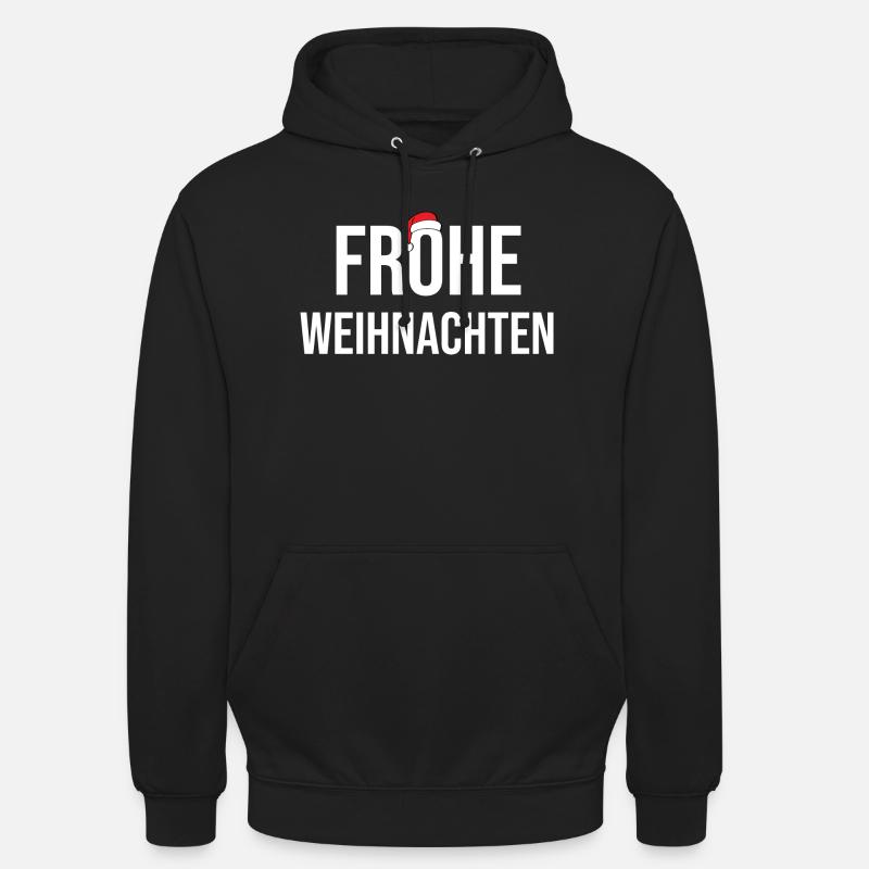 Joyeux Noël - Sweat-shirt à capuche unisexe - noir