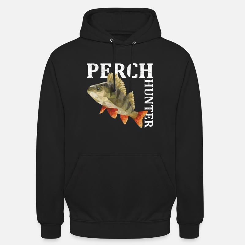 Barsch Angeln - Unisex Hoodie - Schwarz