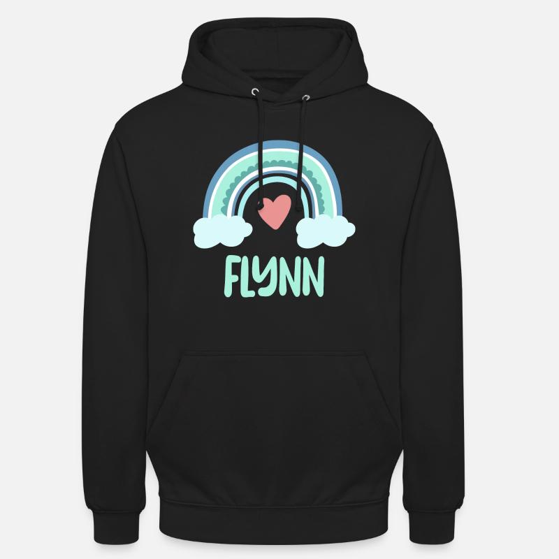 Flynn Nom Rainbow Baby - Sweat-shirt à capuche unisexe - noir