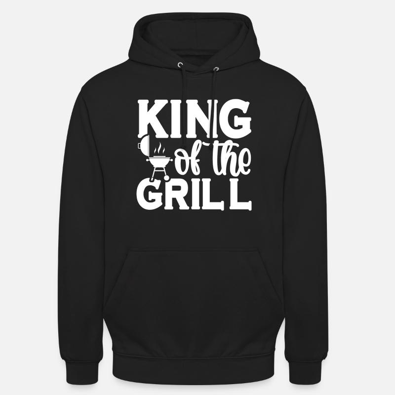 Roi du grill - Sweat-shirt à capuche unisexe - noir