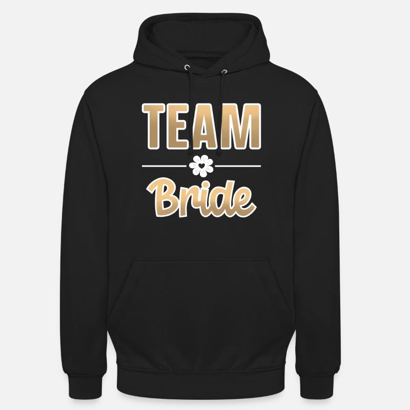Équipe Mariée - Sweat-shirt à capuche unisexe - noir