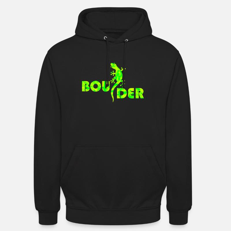 boulder bouldern boulderer boulding - Sweat-shirt à capuche unisexe - noir