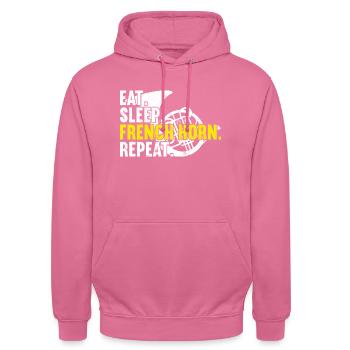 Waldhorn - Unisex Hoodie - Pink - Vorne - Alina (178cm) & Michal (187cm)