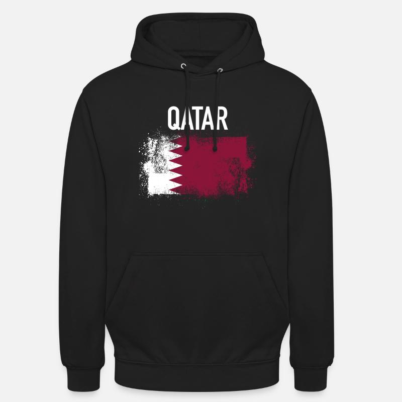Katar - Unisex Hoodie - Schwarz
