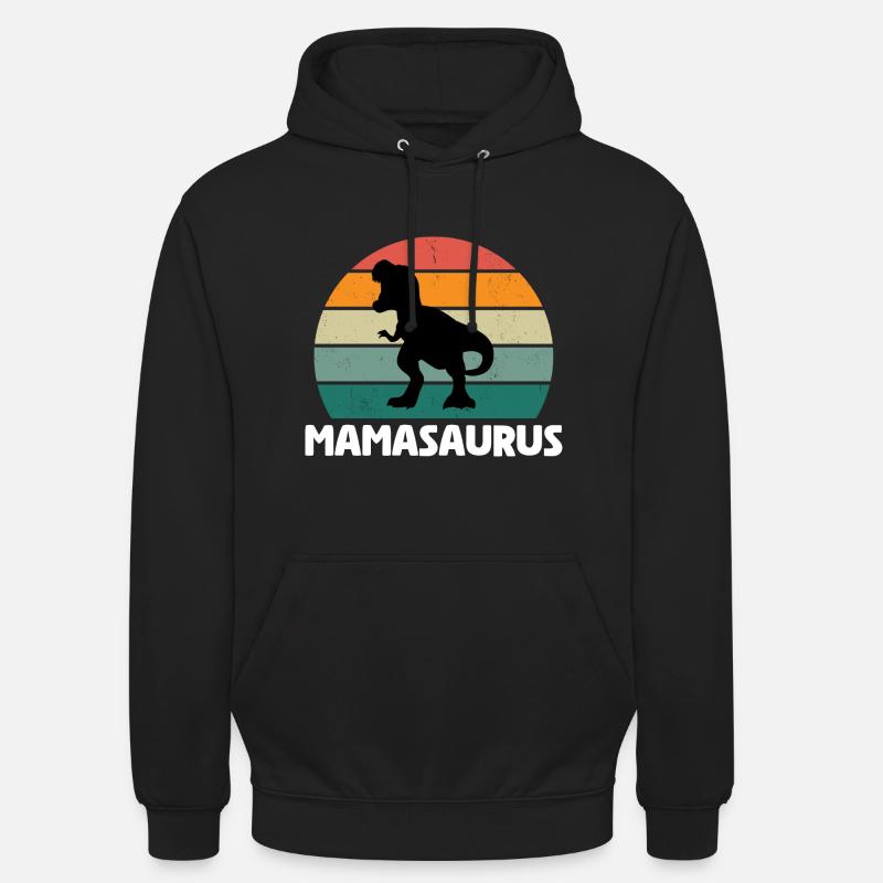 Le Mamasaurus - Sweat-shirt à capuche unisexe - noir