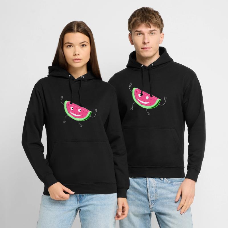 Melon Melon Pastèque Sweat-shirt à capuche unisexe