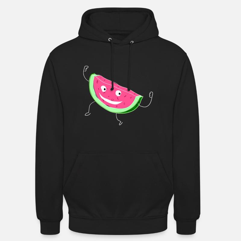 Melon Melon Pastèque - Sweat-shirt à capuche unisexe - noir