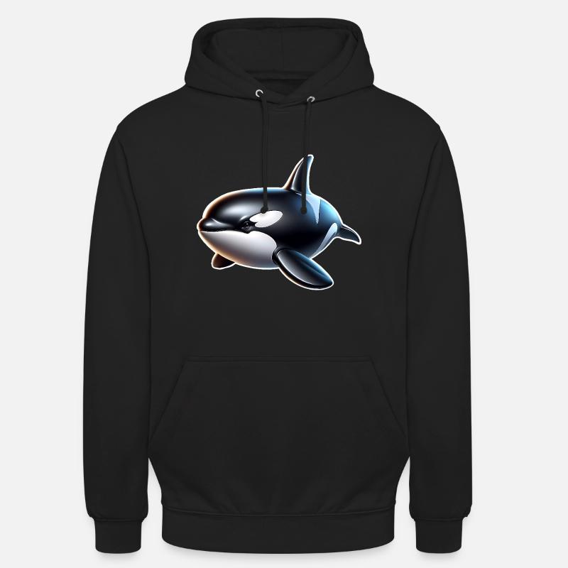 Orca Schwertwal - Unisex Hoodie - Schwarz