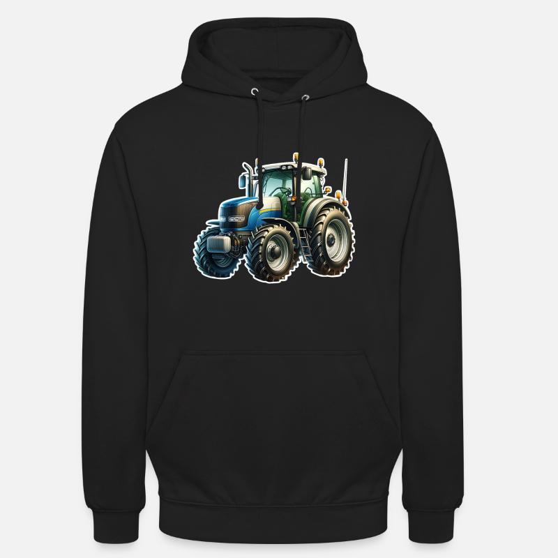 Traktor - Unisex Hoodie - Schwarz
