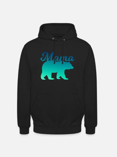 MAMA BEAR - Unisex Hoodie - black