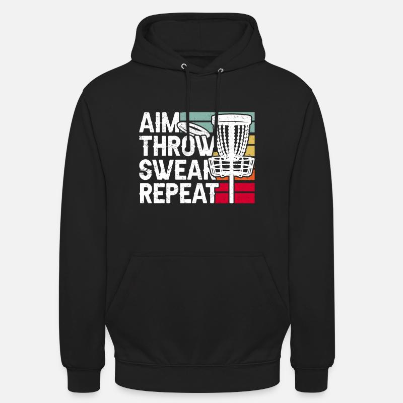 Disc Golf Disc Golfing - Unisex Hoodie - black