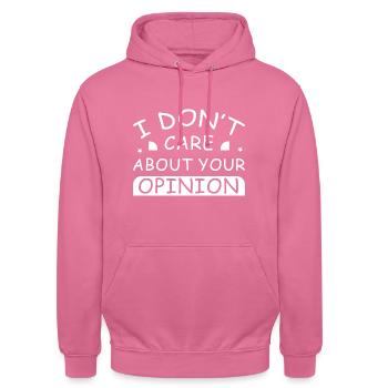 Savage & Witty San Jose Capricorn: Unique Pastel - Unisex Hoodie - pink - Front - Alina (178cm) & Michal (187cm)