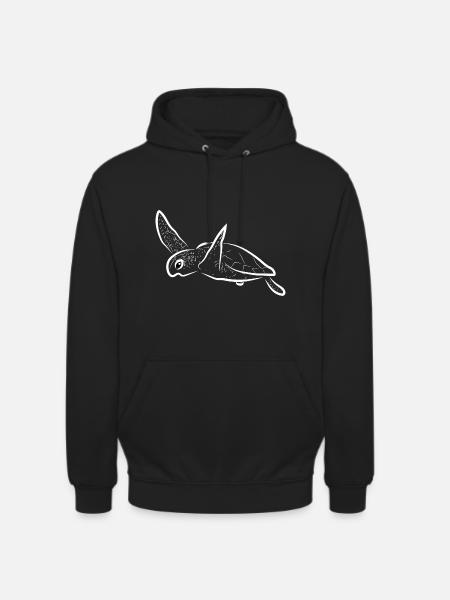 Turtle turtle - Unisex Hoodie - black